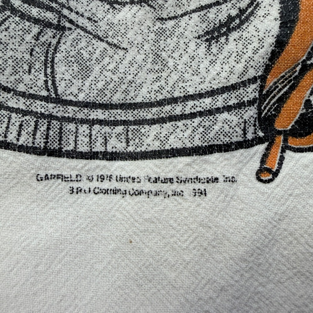 VINTAGE Garfield Atlanta Graphic 1994 Capri One Size Made In USA B.R.OTHERS - Picture 8 of 14